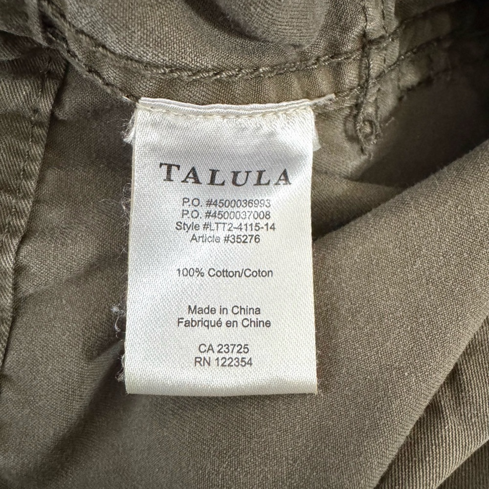 ARITZIA TALULA Trooper Olive Green Utility Jacket (XS) - Picture 7 of 8